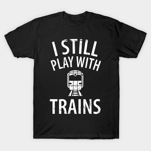 train railwayman trains driver T-Shirt by Johnny_Sk3tch